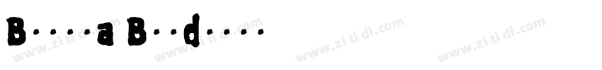 Bolota Bold字体转换